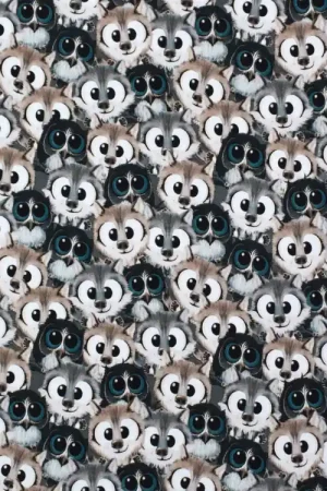 Wintersweat Cute Forest Animals, grijs Merkproduct