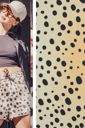 Alleen Vandaag Blousestof Modal Hyena Fibre Mood, beige