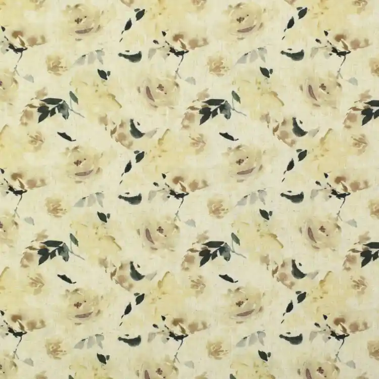 Viscose Linnen Rose Dream, geel Meest Verkocht