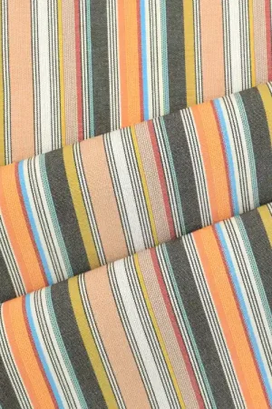 Zonweringdoek / outdoorstof Retro Stripes 160 cm, bruin Bestseller