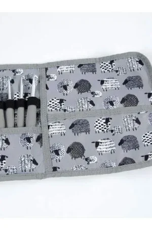 Direct Verzonden DMC Etui met haaknaalden 3.00-8.00mm Grijs