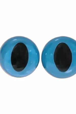 Veiligheidsogen Poes Blauw (per paar) Beperkt Aanbod
