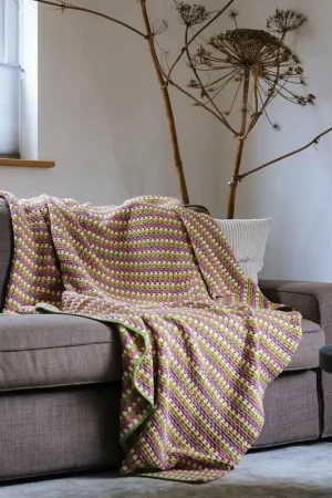 Speciale Aanbieding Haakpakket: Granny Stripe Blanket