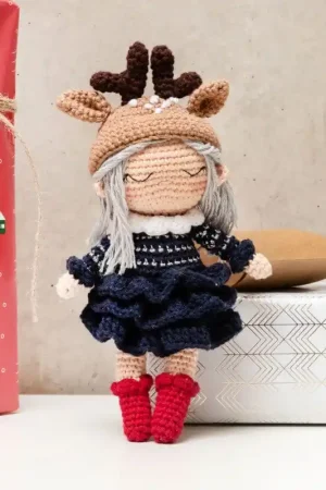 Haakpakket: Ricorumi Christmas Dolly Beperkte Voorraad