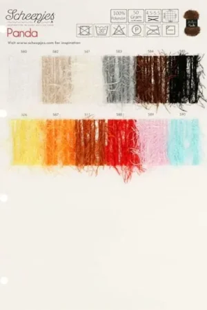Staalkaart Scheepjes Panda Veilige Betaling