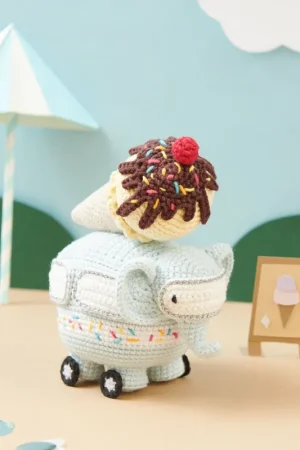 Beperkt Aanbod Haakpakket: Ricorumi Jumbo Ice Cream Elephant