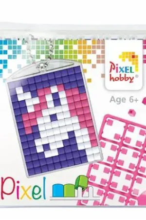 Pixelhobby Setje Medaillon Eenhoorn Paars/Roze Lage Kosten