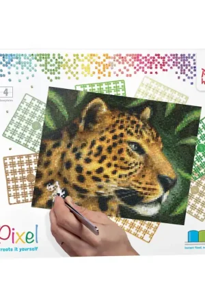 Uitverkoop Pixelhobby Luipaard