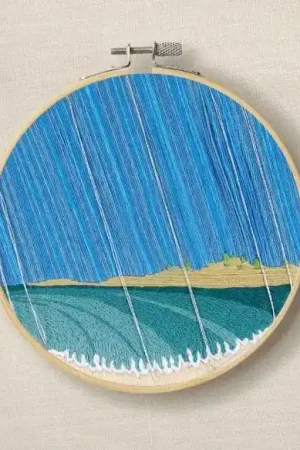 Borduurpakket: DMC Ocean Rain Favoriet