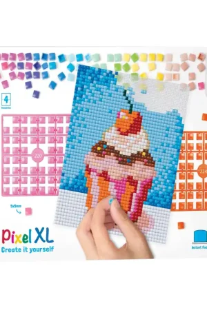 Populair Pixelhobby XL Cupcake (4 basisplaten)