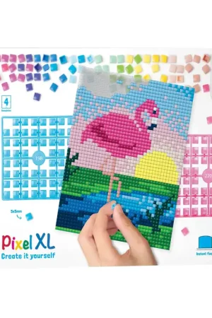 Veilige Betaling Pixelhobby XL Flamingo (4 basisplaten)