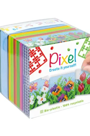 Pixelhobby Kubus Bloemen Voordeelprijs