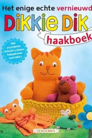 Het enige echte vernieuwde Dikkie Dik haakboek Gecertificeerd