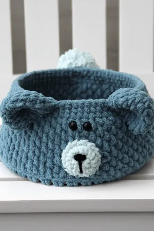 Laatste Versie Haakpakket: Teddy Basket