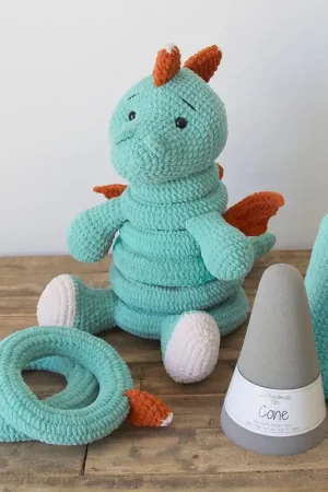 Goedkoop Haakpakket: Stapelbare dino