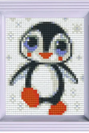 Direct Verzonden Pixelhobby Giftpack Pinguïn met lijst