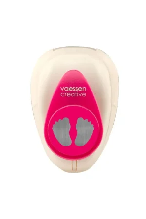 Uitverkoop Vaessen Creative - Figuurpons Babyvoetjes 14x15mm