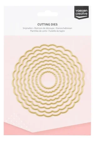 Vaessen Creative - Snijmal Geschulpte Cirkels Laatste Kans