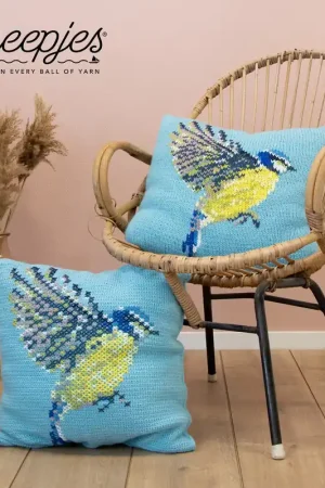 Bestseller Scheepjes CKAL Blue Tit Cushion kit