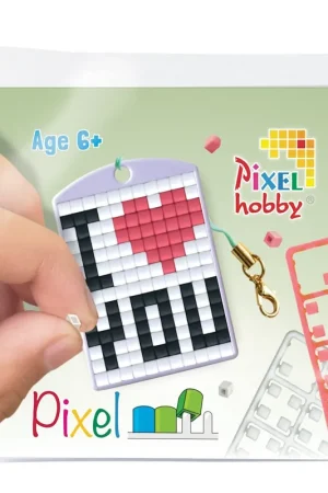Pixelhobby Setje Medaillon I Love You Actieprijs