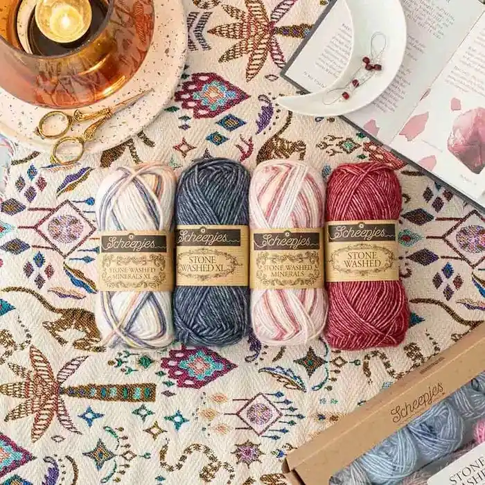 Voordeelpakket: 16 nieuwe kleuren Scheepjes Stone Washed Nieuw