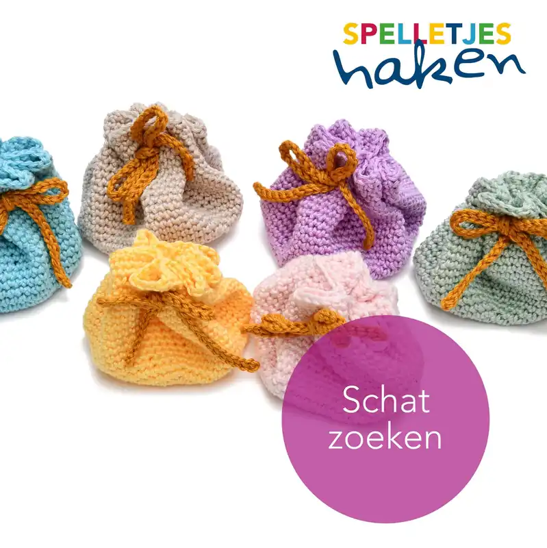 Voordeelprijs Haakpatroon Schat zoeken (download)
