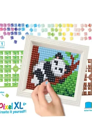 Gereduceerde Prijs Pixelhobby XL Giftpack Panda met lijst