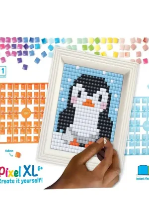 Koop Online Pixelhobby XL Giftpack Pinguïn met lijst