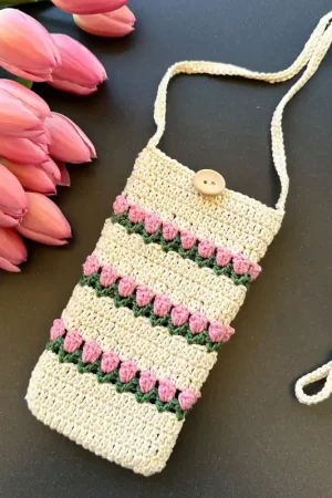 Alleen Vandaag Haakpakket: Tulpen telefoonhoesje