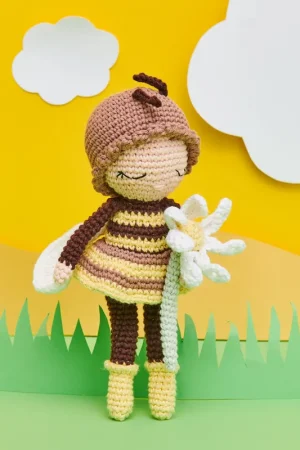 Haakpakket: Ricorumi Pollie the Pretty Bee Doll Veilige Betaling