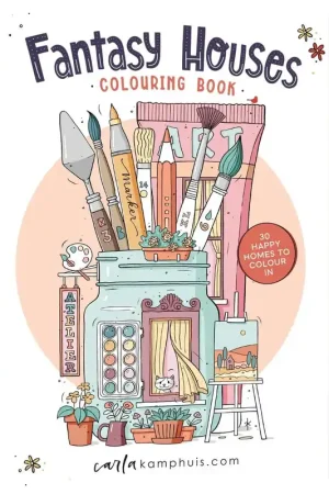 Kleurboek Fantasy Houses Premium