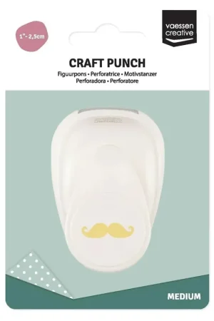 Vaessen Creative - Figuurpons Snor Medium Uitverkoop