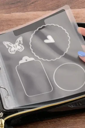 Vaessen Creative - Magneetvellen in Doorzichtige Insteekhoezen (4 stuks) Hoge Kwaliteit