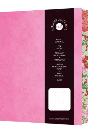 Rechtstreeks Van De Fabrikant MUS Bullet Journal - pink