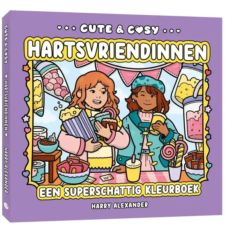 Kleurboek Cute & Cosy: Hartsvriendinnen Bestel Nu