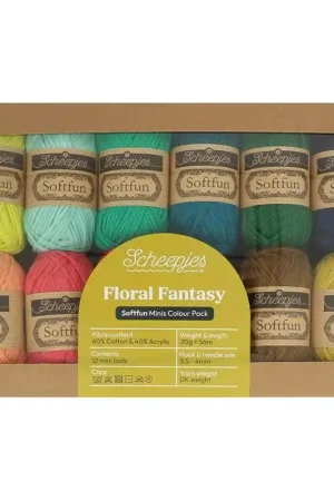 Tijdelijk Beschikbaar Scheepjes Softfun Colour Pack Floral Fantasy