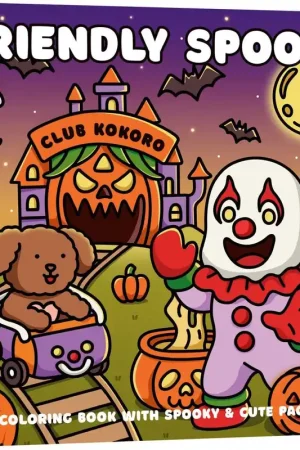 Bestseller Kleurboek Club Kokoro - Friendly Spooky