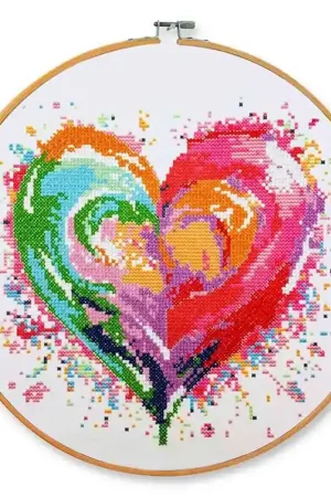 Nu Kopen Borduurpakket: Pony Only Kruissteek Heart