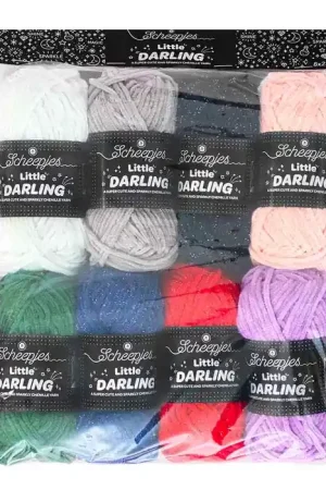 Scheepjes Little Darling Sparkle colour pack 8x25g Speciale Aanbieding