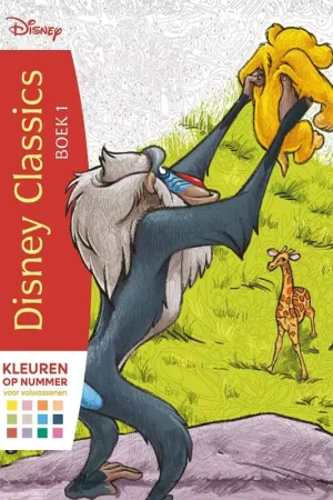 Disney Classics boek 1 - Kleuren op nummer voor volwassenen Laatste Versie