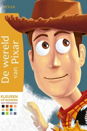 Gratis Verzending Disney Pixar - Kleuren op nummer voor volwassenen
