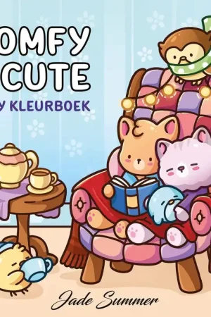 Kleurboek Comfy & Cute - Cozy (pre-order) Lage Kosten