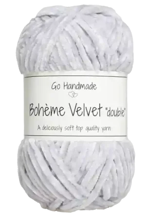Weekendaanbieding Go Handmade Bohème Velvet Double 17621 Light Grey