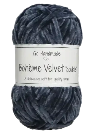 Superprijs Go Handmade Bohème Velvet Double 17632 Blue