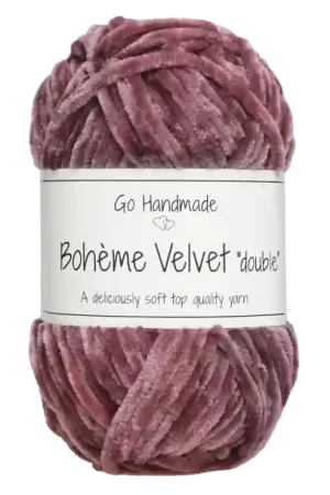 Veilige Betaling Go Handmade Bohème Velvet Double 17637 Dark Lavender