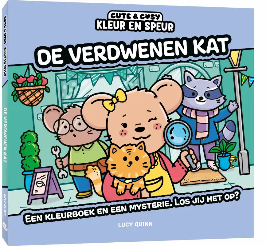 Actieprijs Cute & Cosy kleur en speur: De verdwenen kat