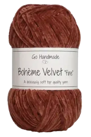 Tijdelijk Beschikbaar Go Handmade Bohème Velvet Fine 17600 Rusty