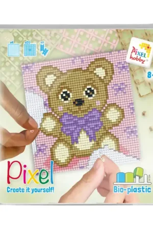 Superprijs Pixelhobby Pixel Set Teddybeer
