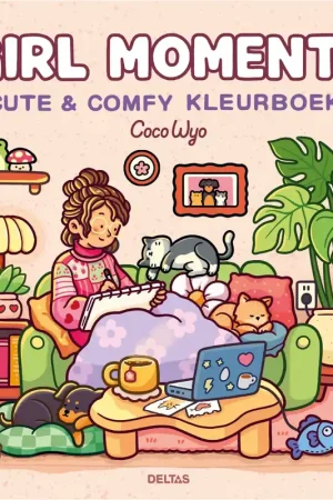 Betaalbaar Kleurboek Girl Moments Cute & comfy