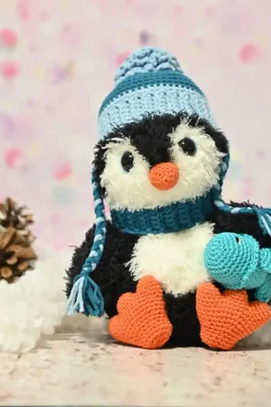 Aanbieding Garenpakket: Pinguïn Pluis